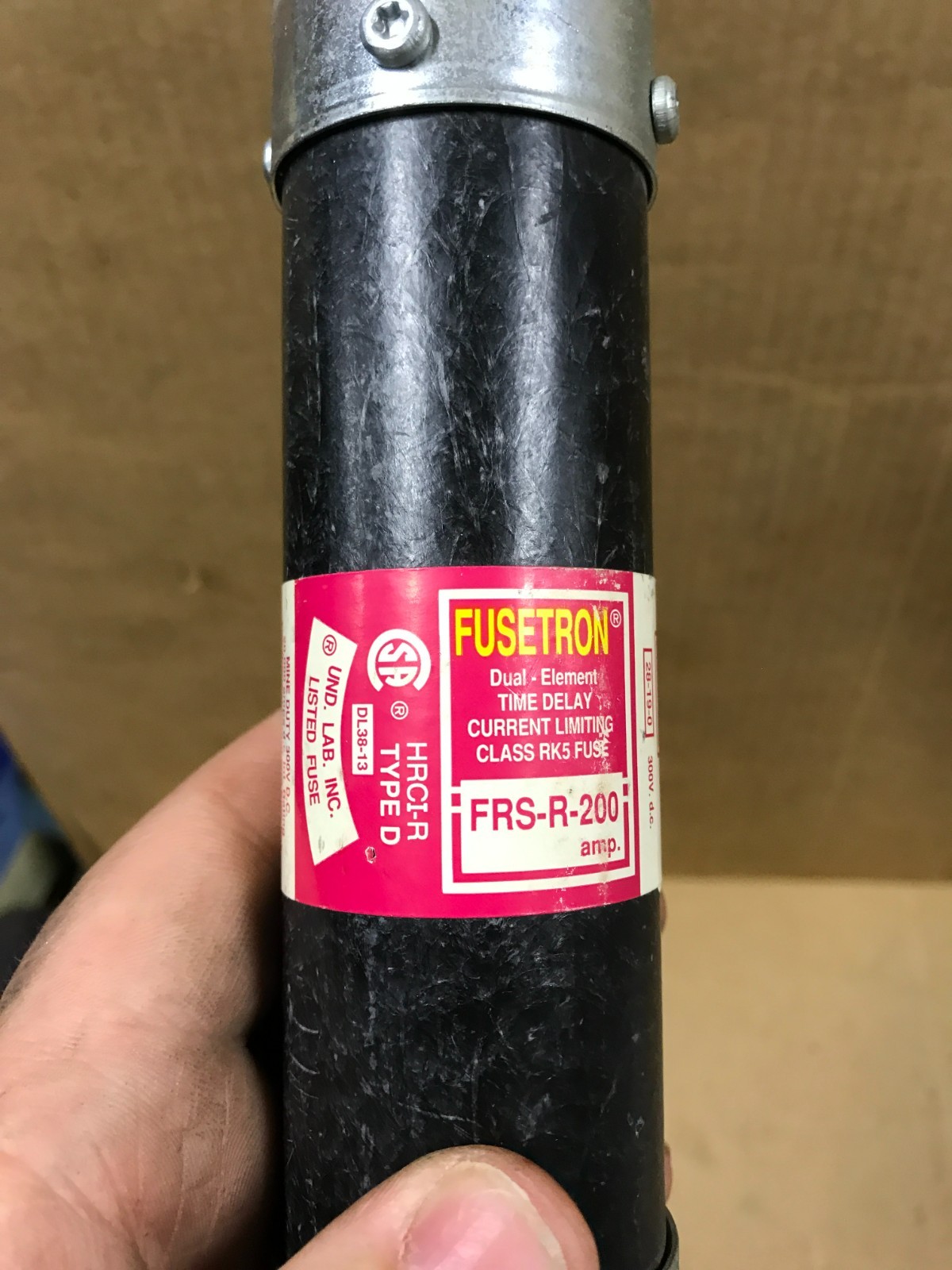 NOS Bussman Fusetron FRS-R-200 – Class RK5 Fuse – HRCI-R Type D
