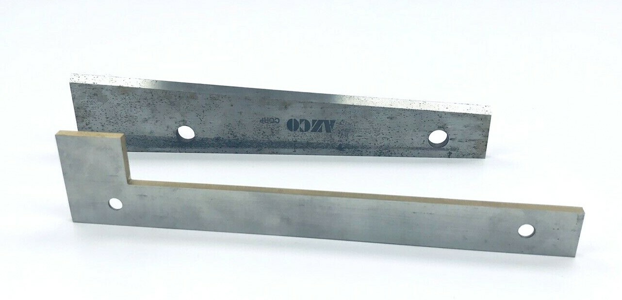 UNUSED AZCO CORP GO160D GUILLOTINE KNIFE SET