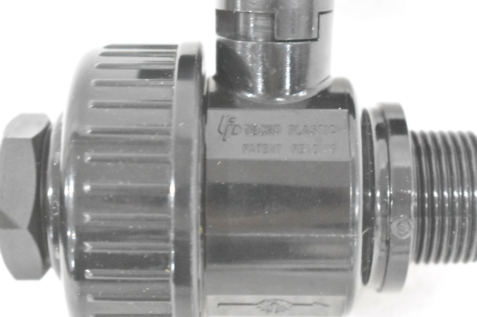 TECNO PLASTIC D25-3/4″ PN 16 DN20 PVC SHUT OFF VALVE ( LOT OF 2 )