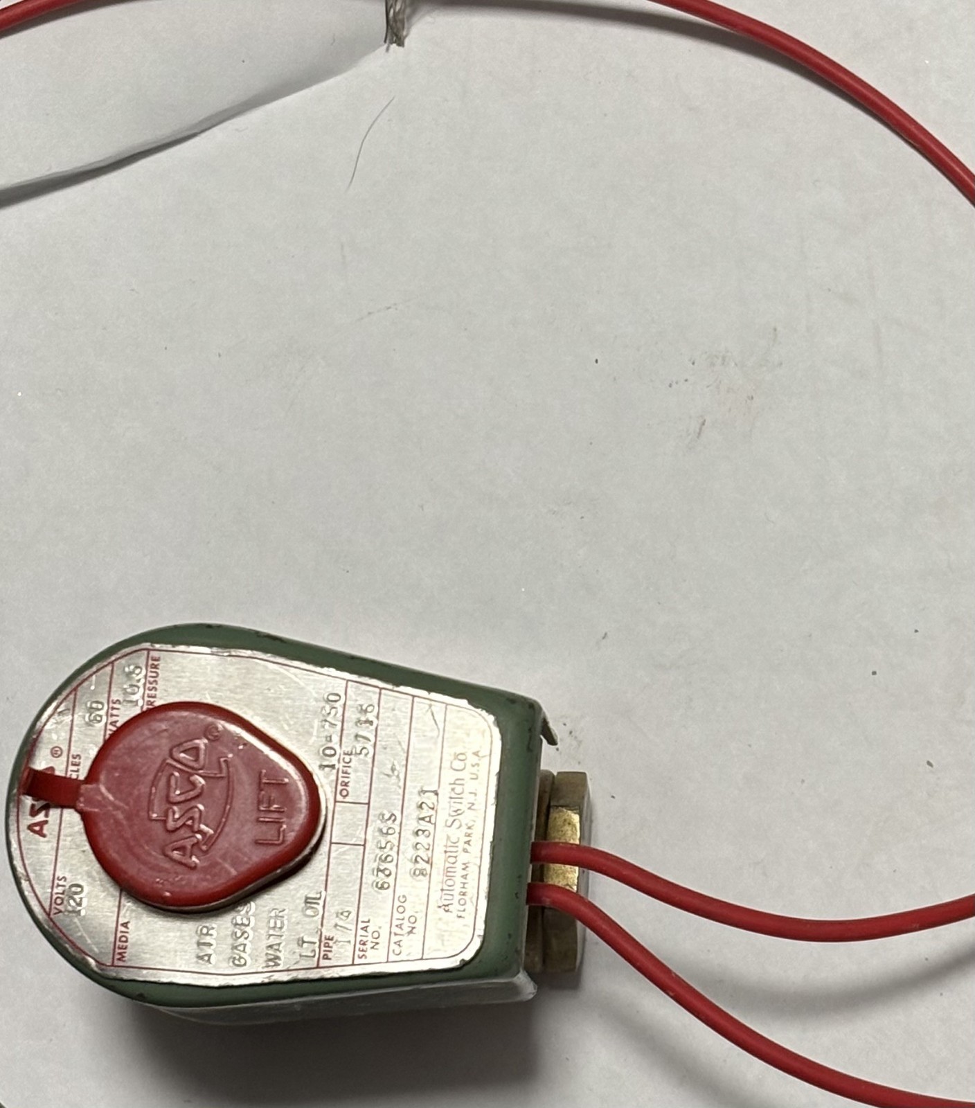New ASCO Red Hat Valves Solenoid Valve #8223A21