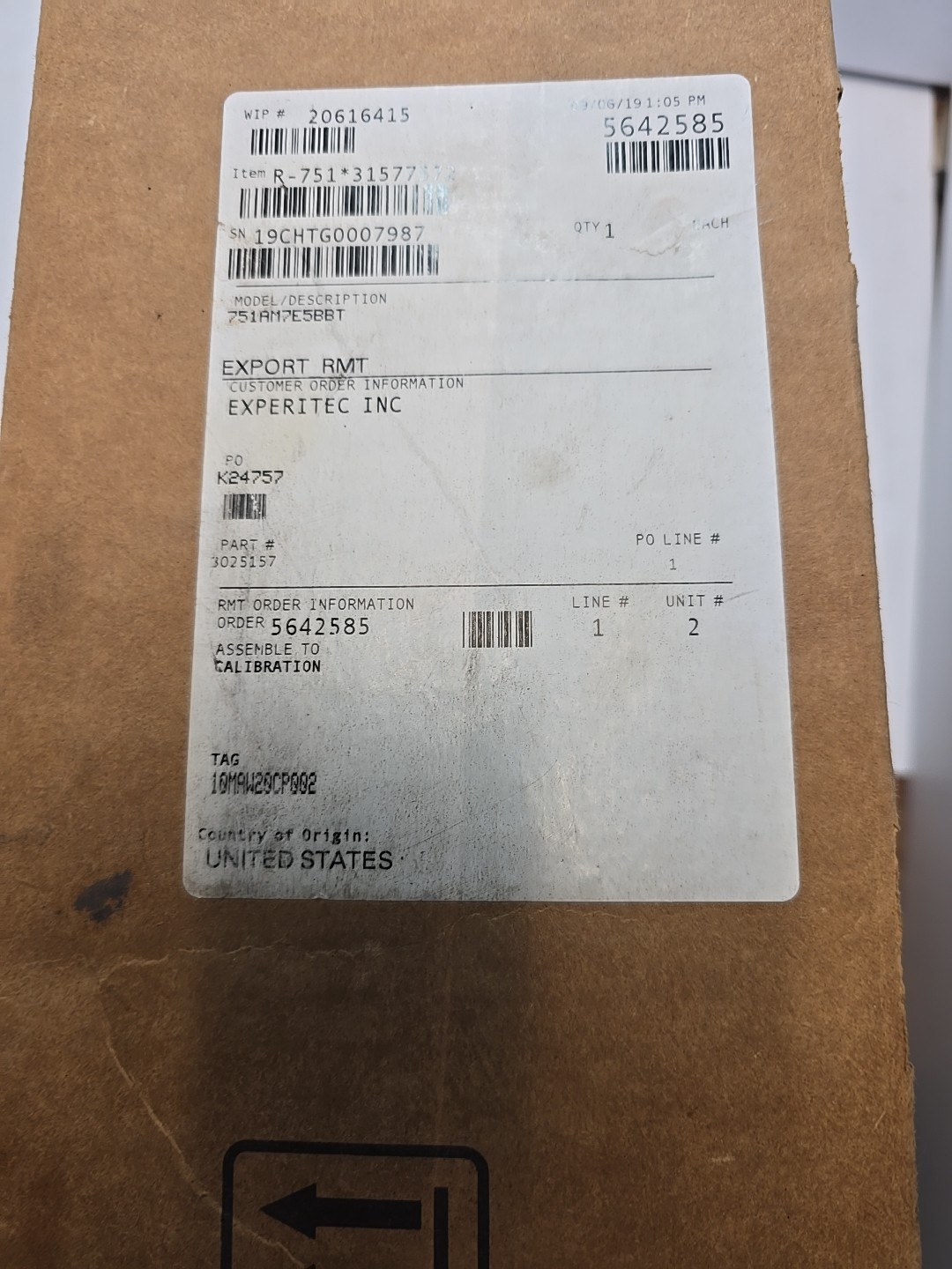 EMERSON ROSEMOUNT 751AM4E5BBT FIELD SIGNAL INDICATOR 4-20 mA OUTPUT w bracket