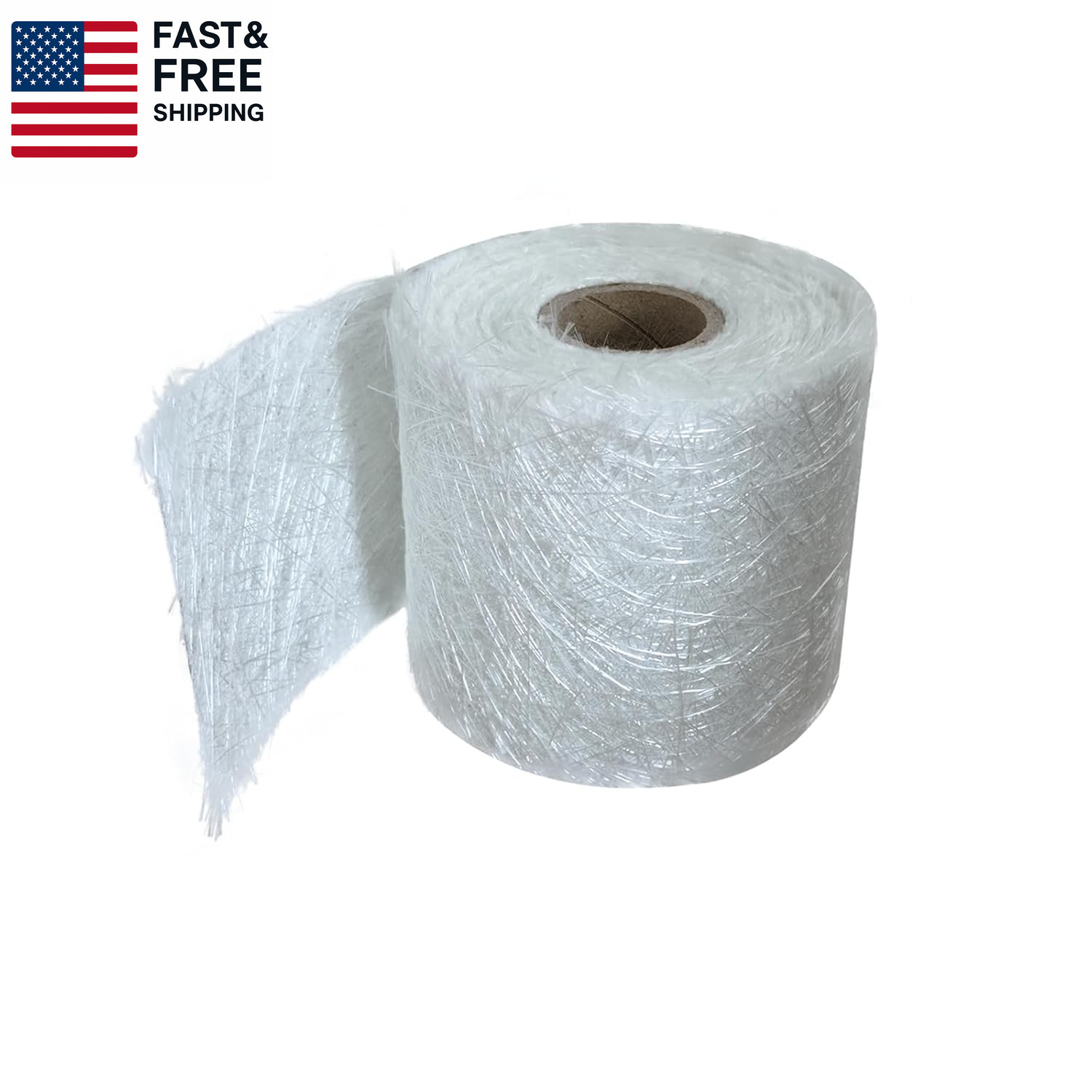Fiberglass Chopped Strand Mat, 10 Yards X 4” Fiberglass Mat Roll, 1.5Oz, Suit f