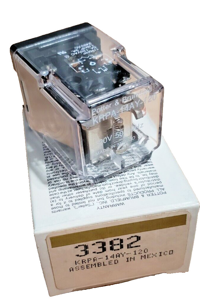 Potter & Brumfield KRPA-14AY-120 / KRPA14AY120 Relay (New in Box)