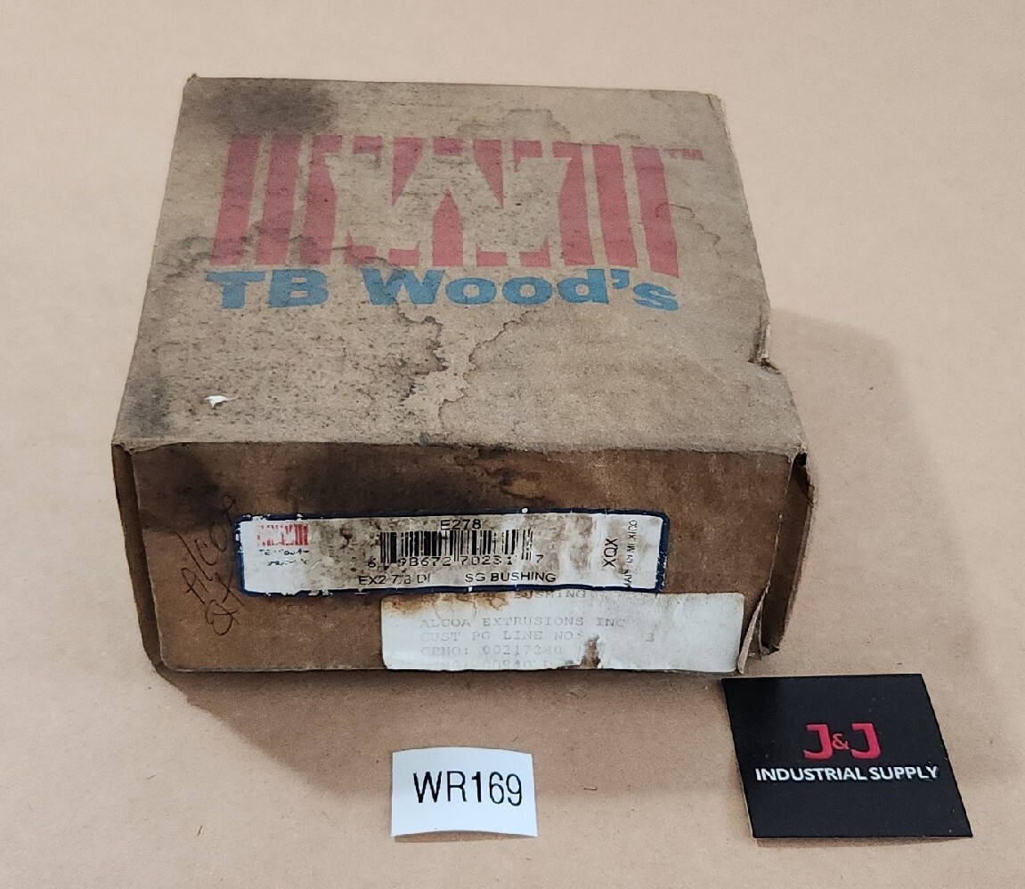 *FACTORY SEALED* TB Wood’s E278 EX 2-7/8 Bore Dia SG Bushing 6″ OD + Warranty!