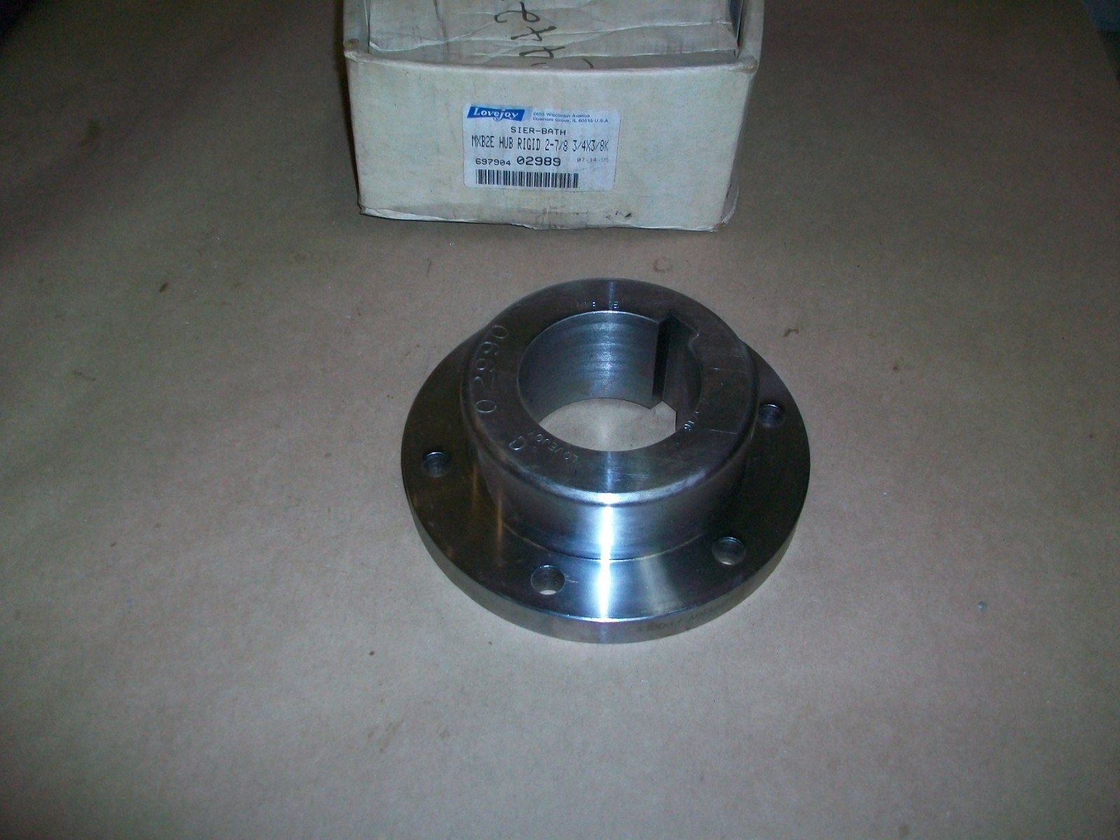 Love Joy Sier-Bath MXB2E Hub – Rigid 2 7/8 3/4X 3/8K 02989 NEW