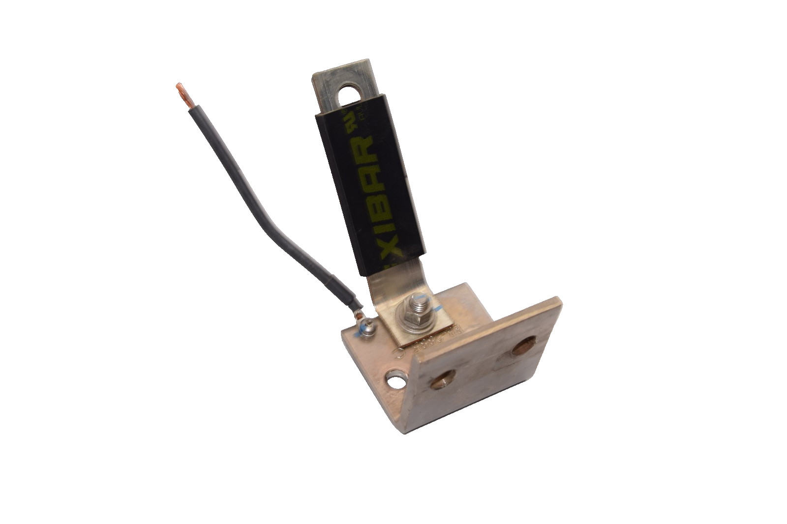 Xibar Buss Ground Strap Bracket BB-2885 C 2-1/2″ x 3″ x 1/4″ 5-1/2″ Strap Copper