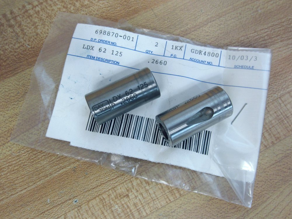 Dayton Lamina LDX 62 125 Ball Lock Die Button LDX62125 (Pack of 2)