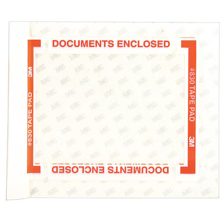 Scotch 830 Packing List Envelopes, Clear, Pk1000