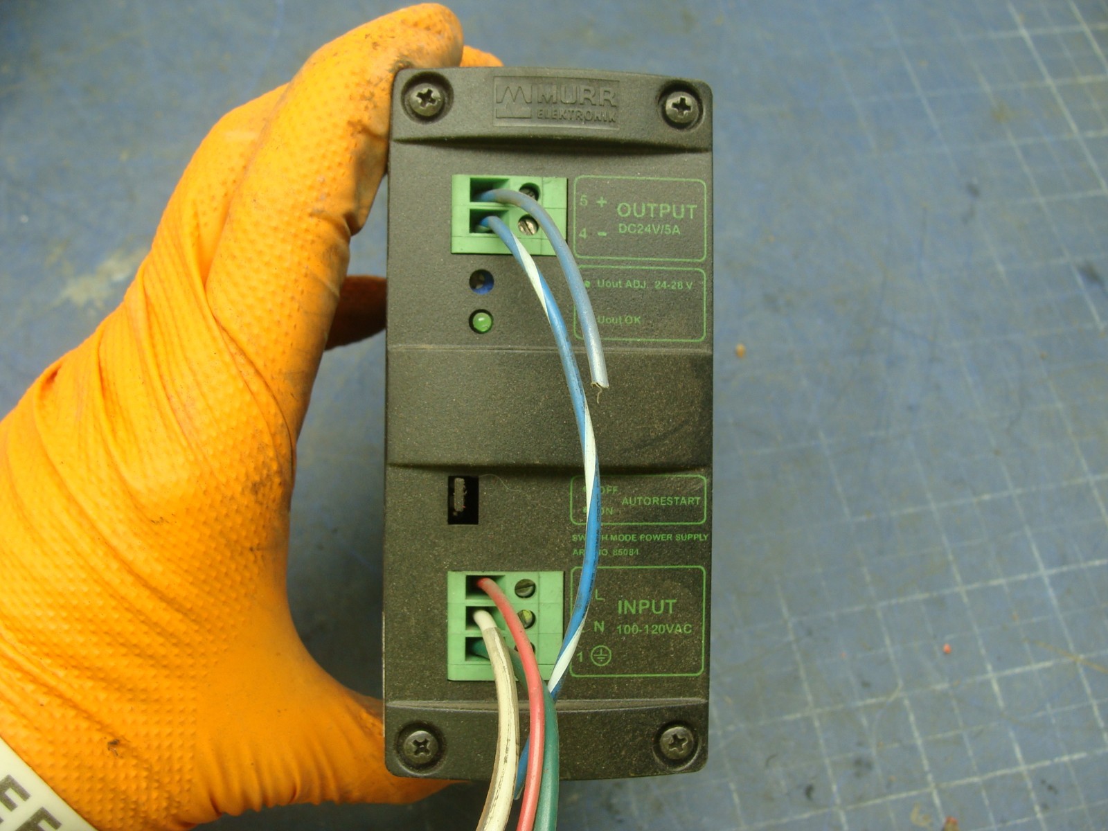MURR MCS5-115/24 SINGLE PHASE SWITCHING MODE POWER SUPPLY
