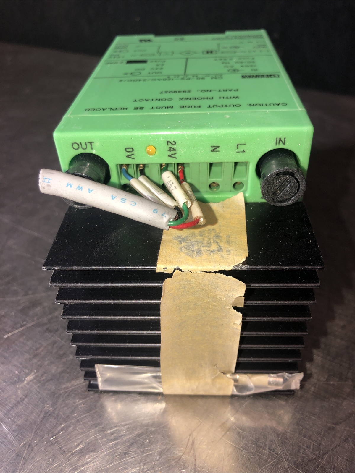 PHOENIX CONTACT 2939027 CM 90-PS-120AC/24DC/2 120VAC 50/60HZ