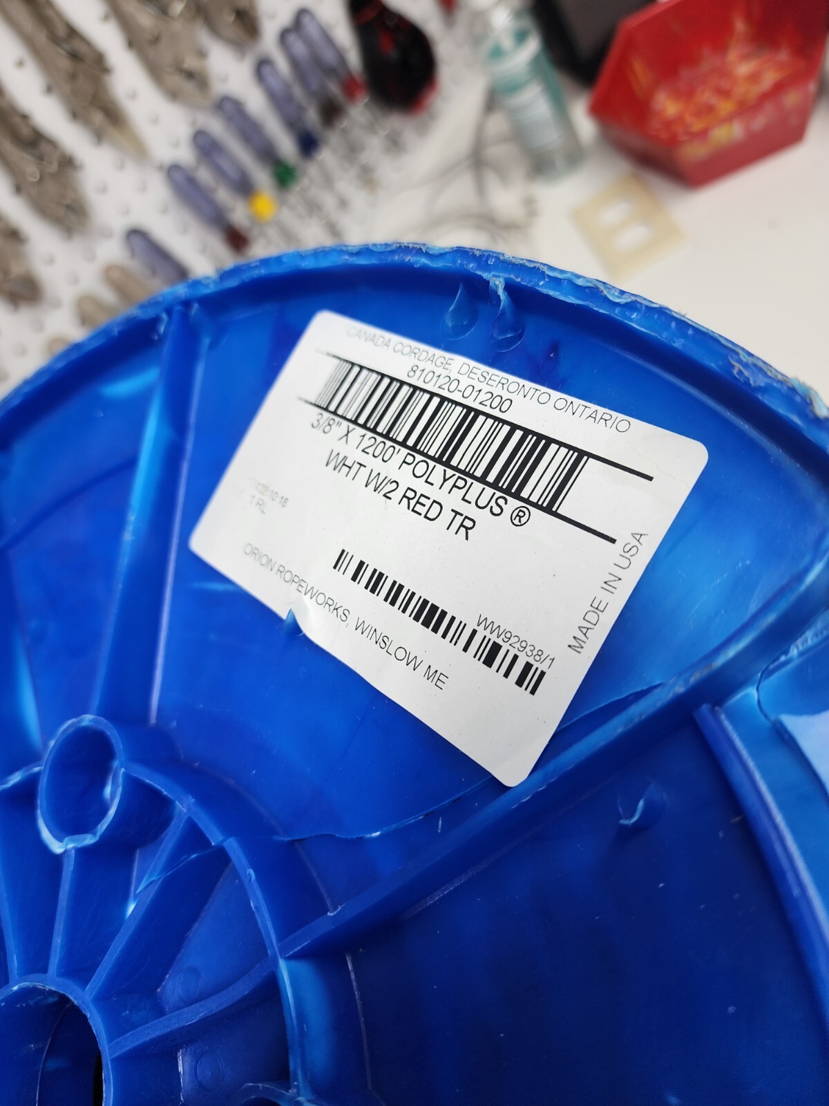 1200′) Unbranded 810120-01200 3/8″ Orion Rope Polyester/ Polyprolene Made in USA