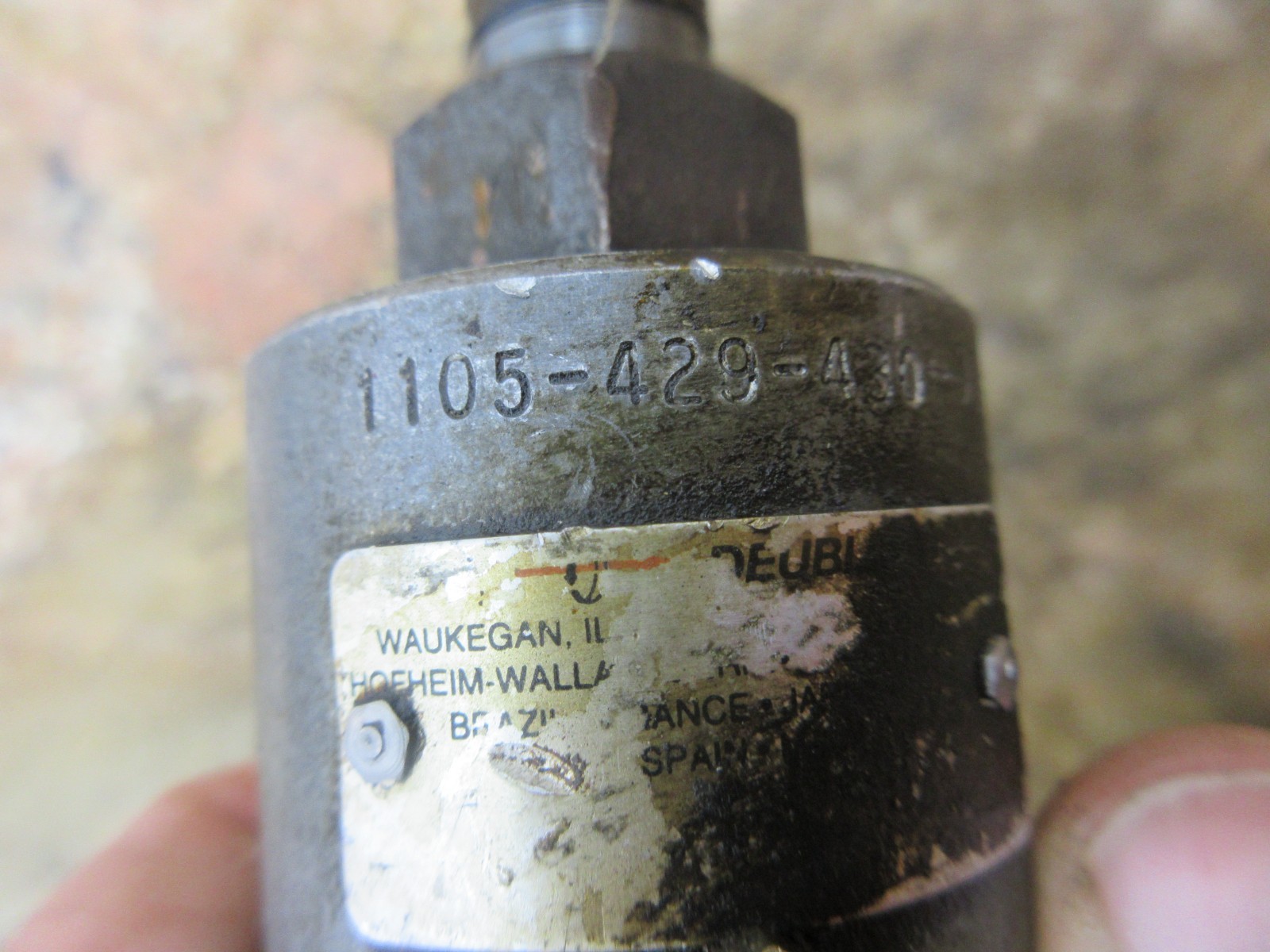 MIYANO LZ-02 CNC 1105-429-430 PNEUMATIC HIGH SPEED ROTARY JOINT COOLANT THRU