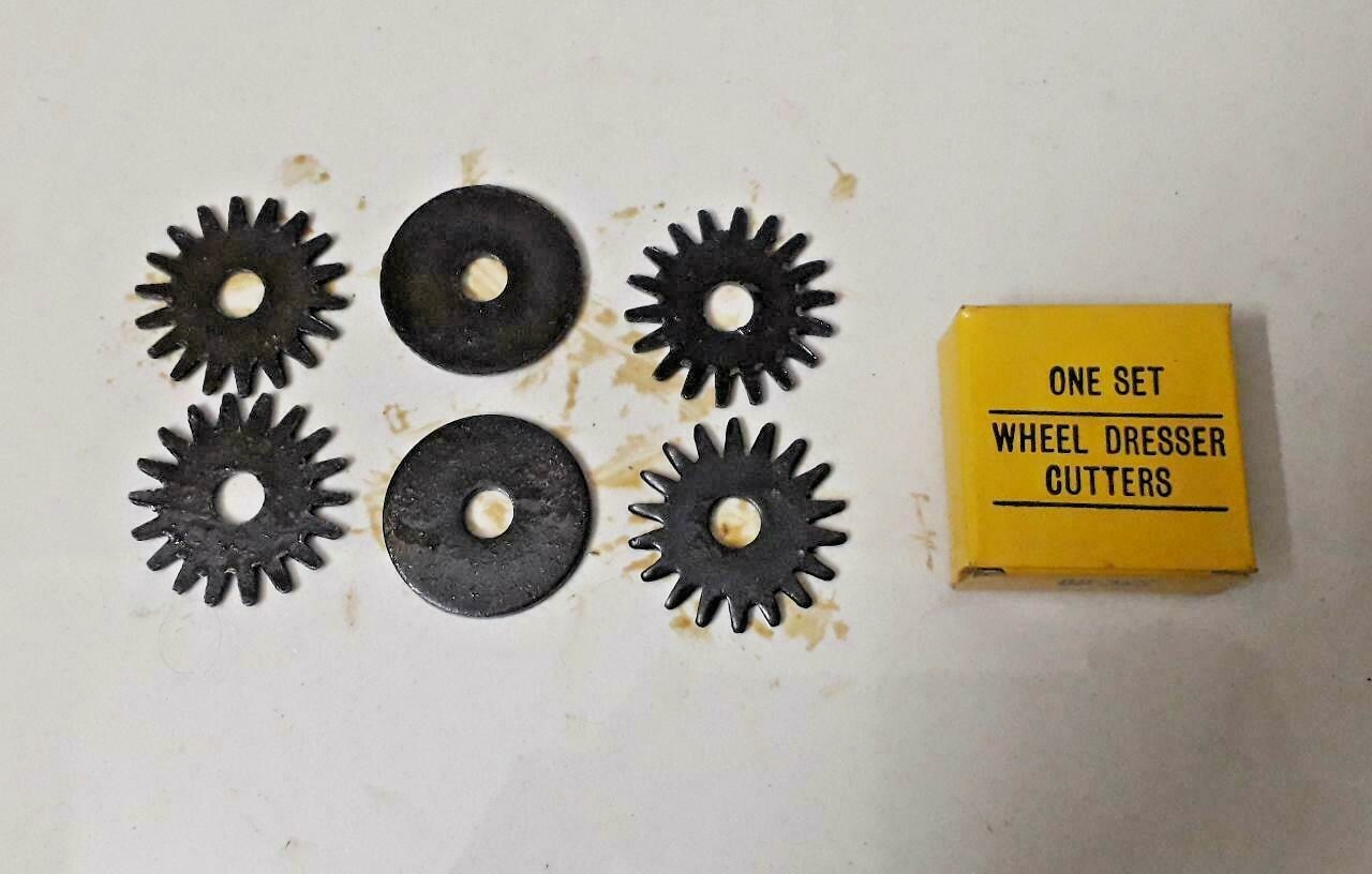 10 Pcs SOLAR Tools Wheel Dresser Cutters spare Cutters No 0 (4C/2W) Huntington