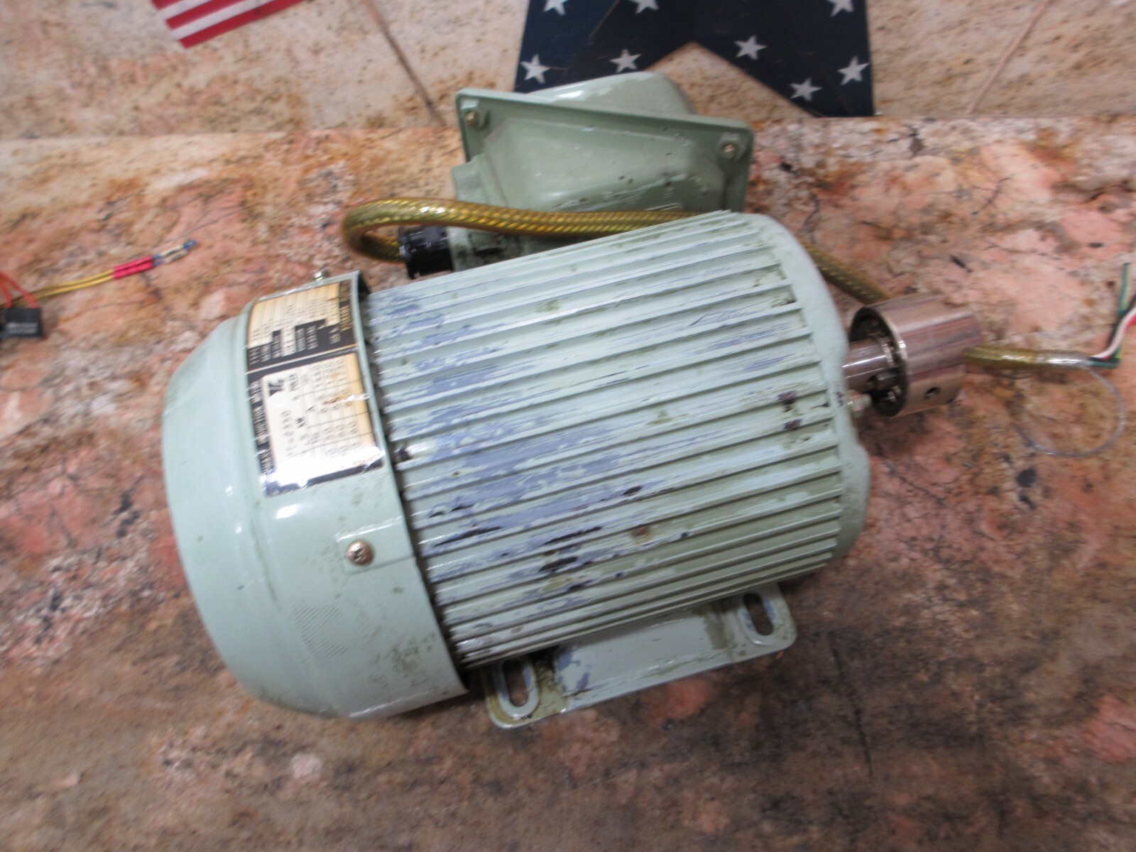 YASKAWA 71-2350 FEQ E PHASE INDUCTION MOTOR OKUMA LB12 CNC LATHE