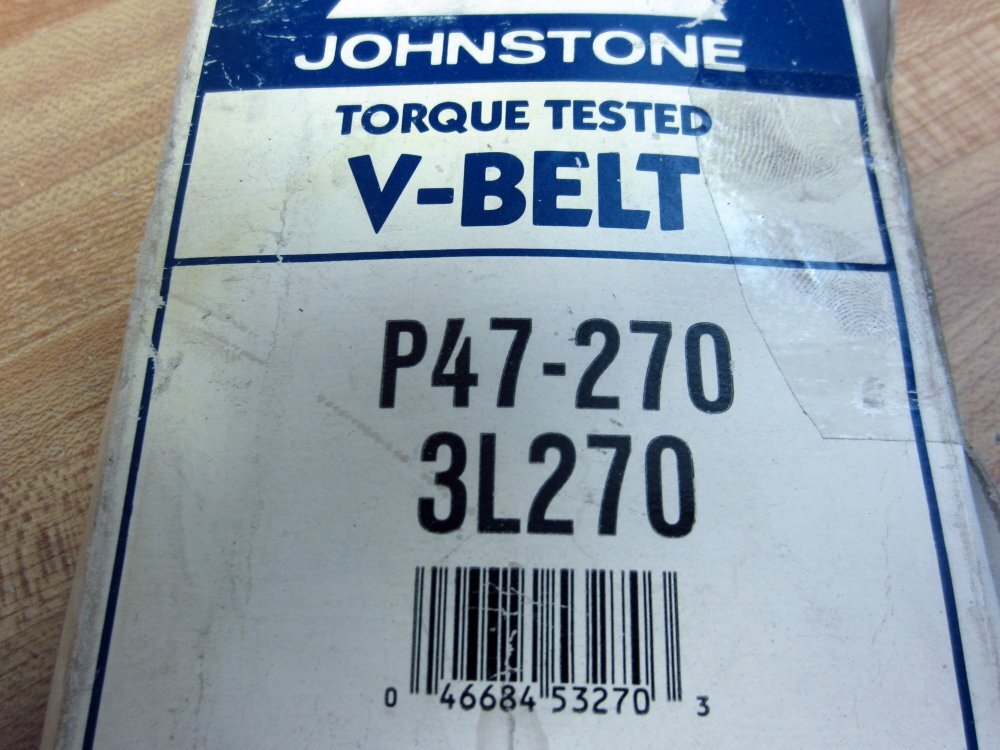 Johnstone 3L270 V-Belt P47-270