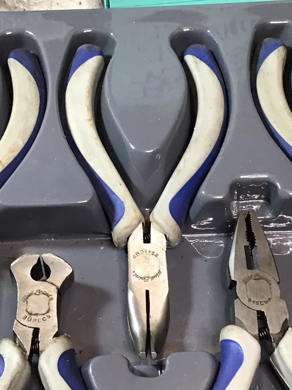 Blue-Point Tools BMPL1000 10-Piece NICE Soft Grip Mini Pliers And Cutters Set