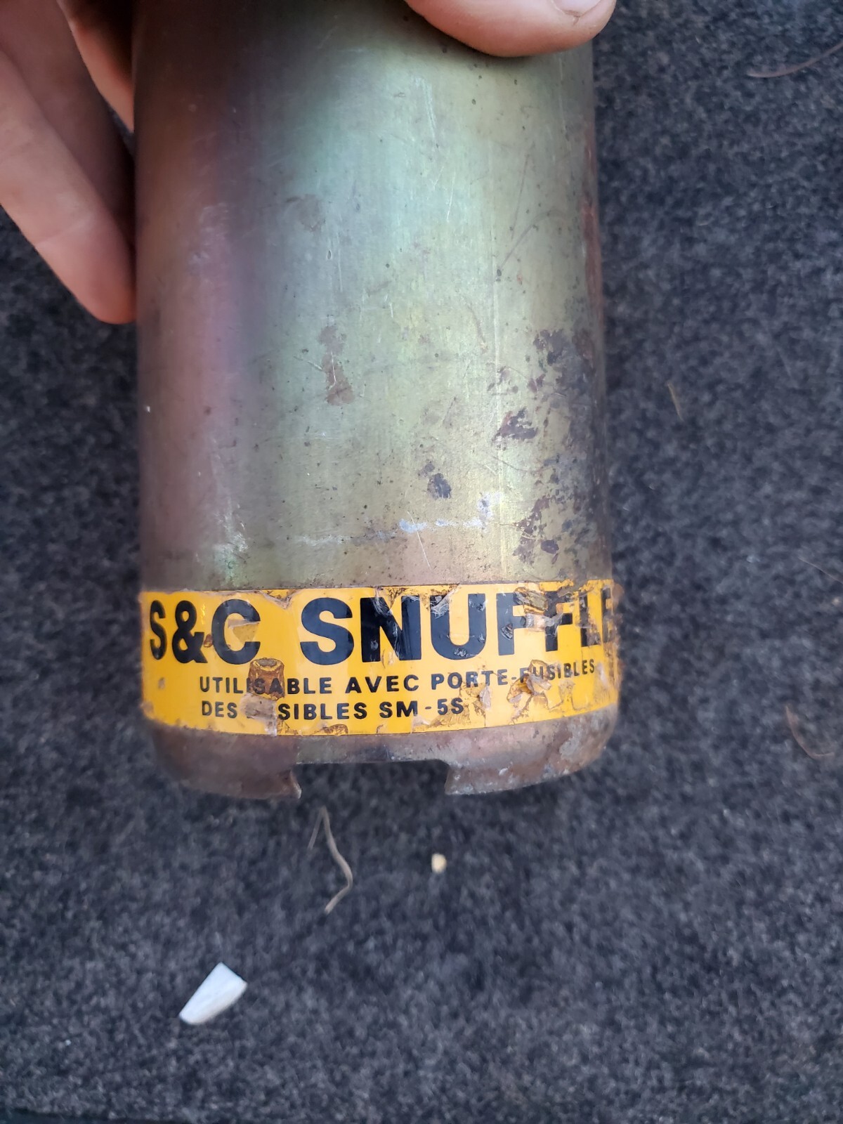 S&C Snuffler Power Fuse Holder Indoor Amp 400E SM-5S 86641R2 7.2-8.25 Vintage