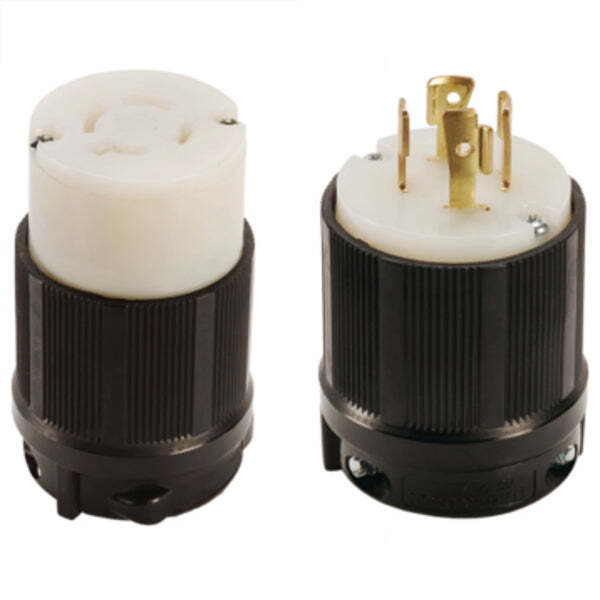 NEMA L16-20 Plug and Connector Set – Rated for 20A, 480V, 4-Wire, 3 Pole – cUL