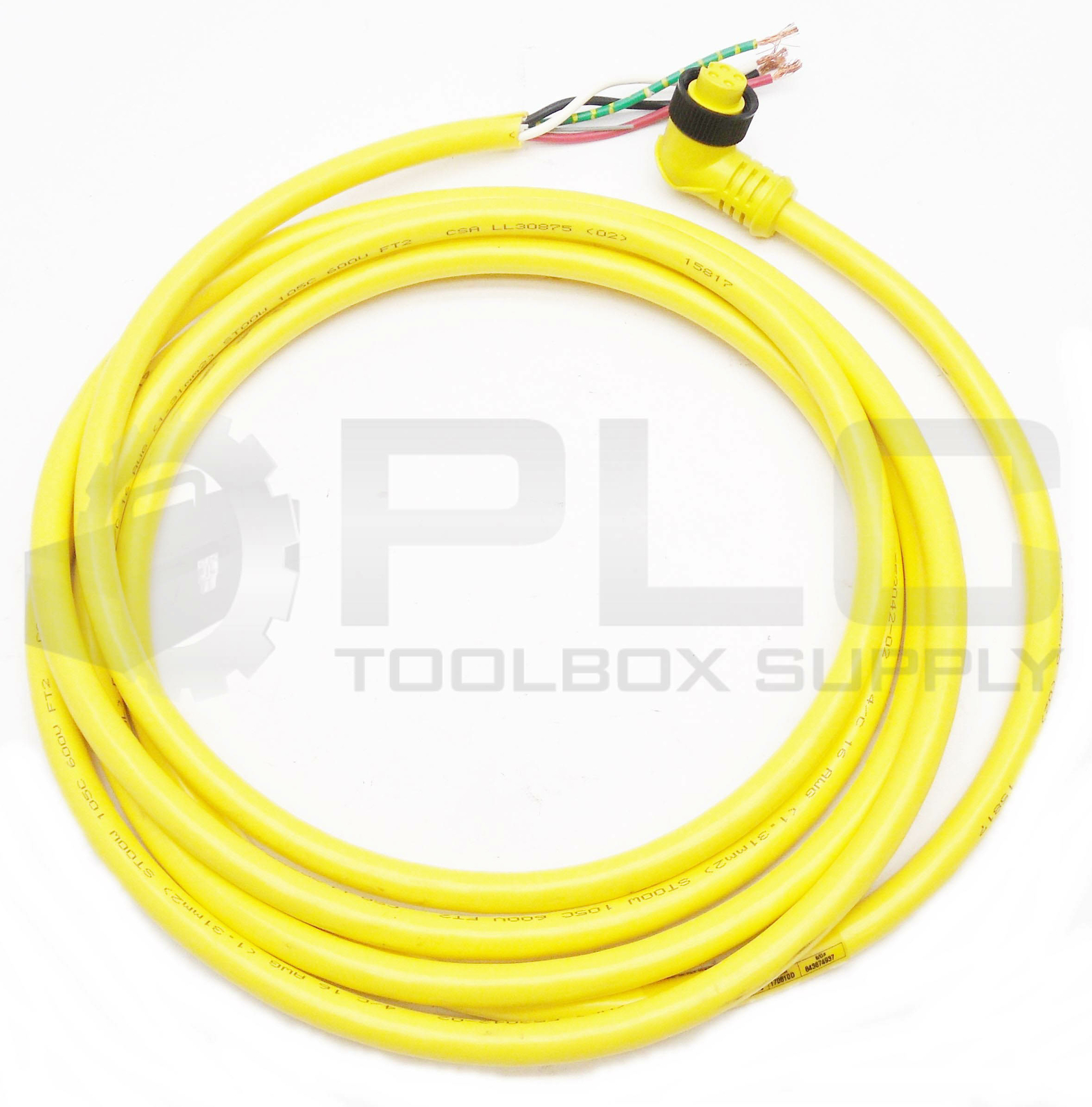 WOODHEAD CONNECTIVITY/BRAD HARRISON 5AA47 CABLE 4 PIN FEMALE 600V 10A