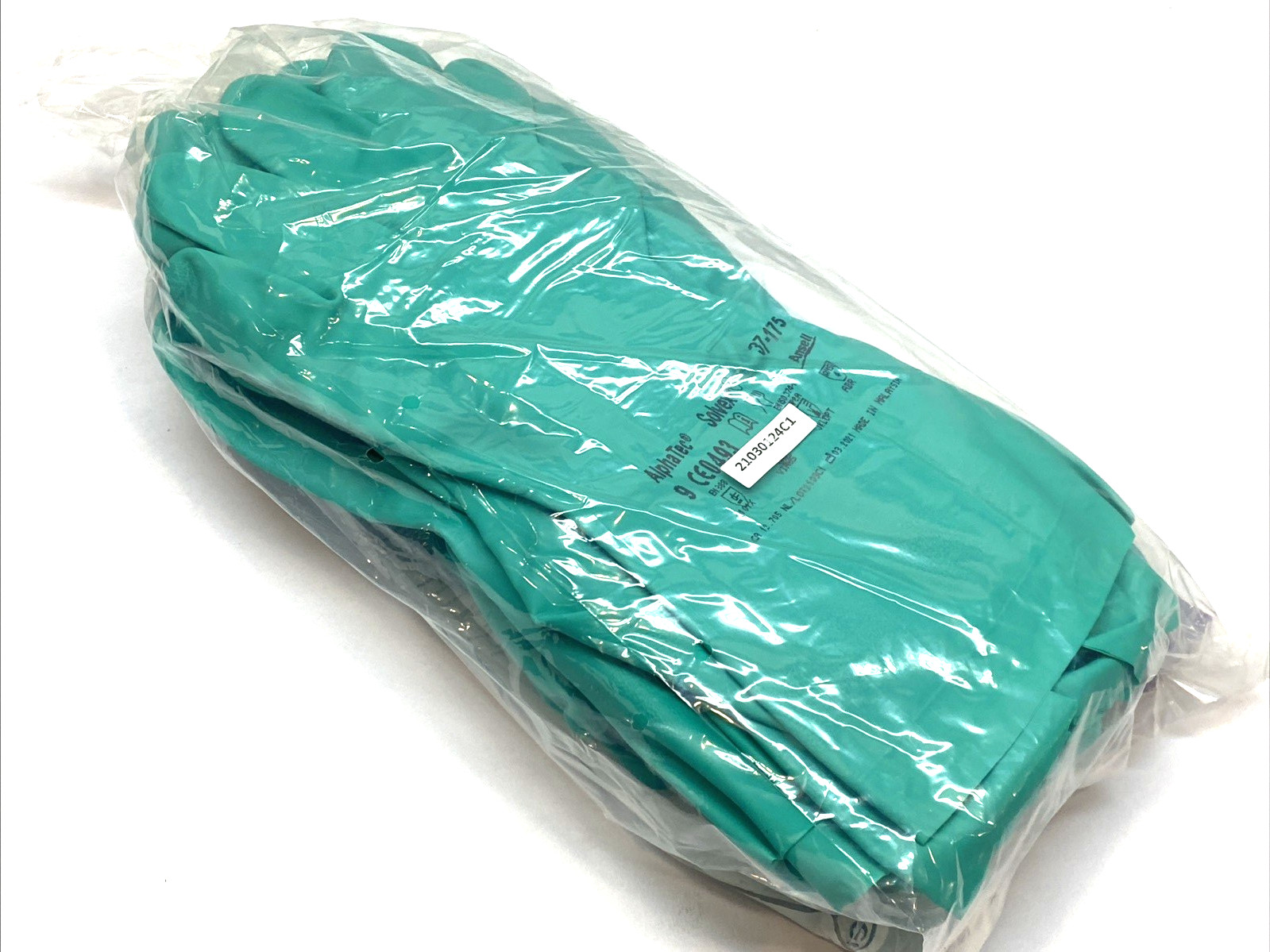 Ansell AlphaTec 37-175 Nitrile Chemical Gloves 13″ Large S-15398L PKG OF 12