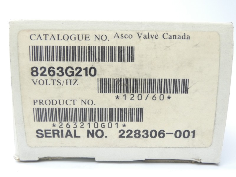 ASCO 8263G210 120/60V 100PSI 3/8″ NSMP