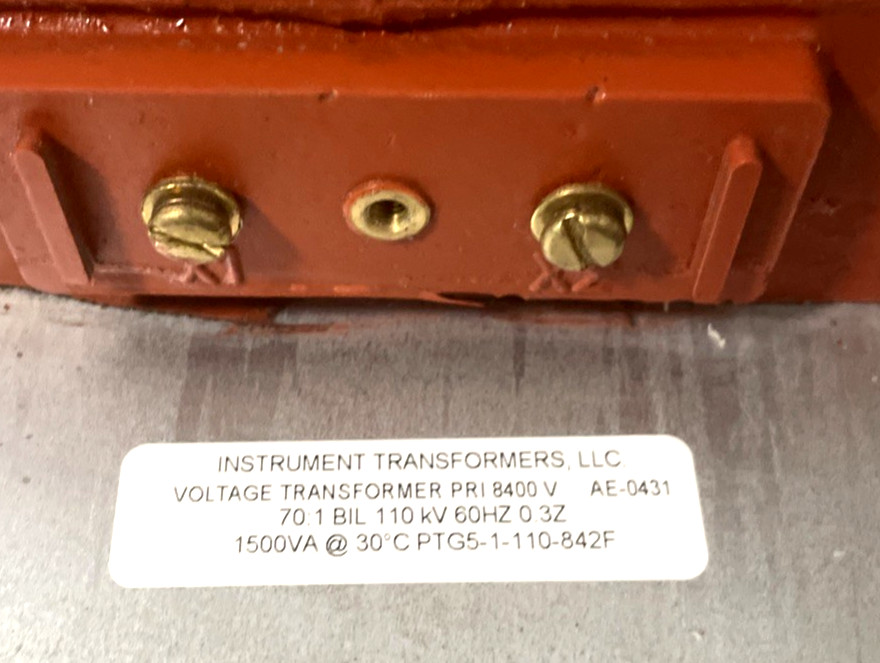 GE Vernova / Instrument Transformer PTG5-1-110-842F / 70:1 BIL 110 kV 60 HZ 0.3Z