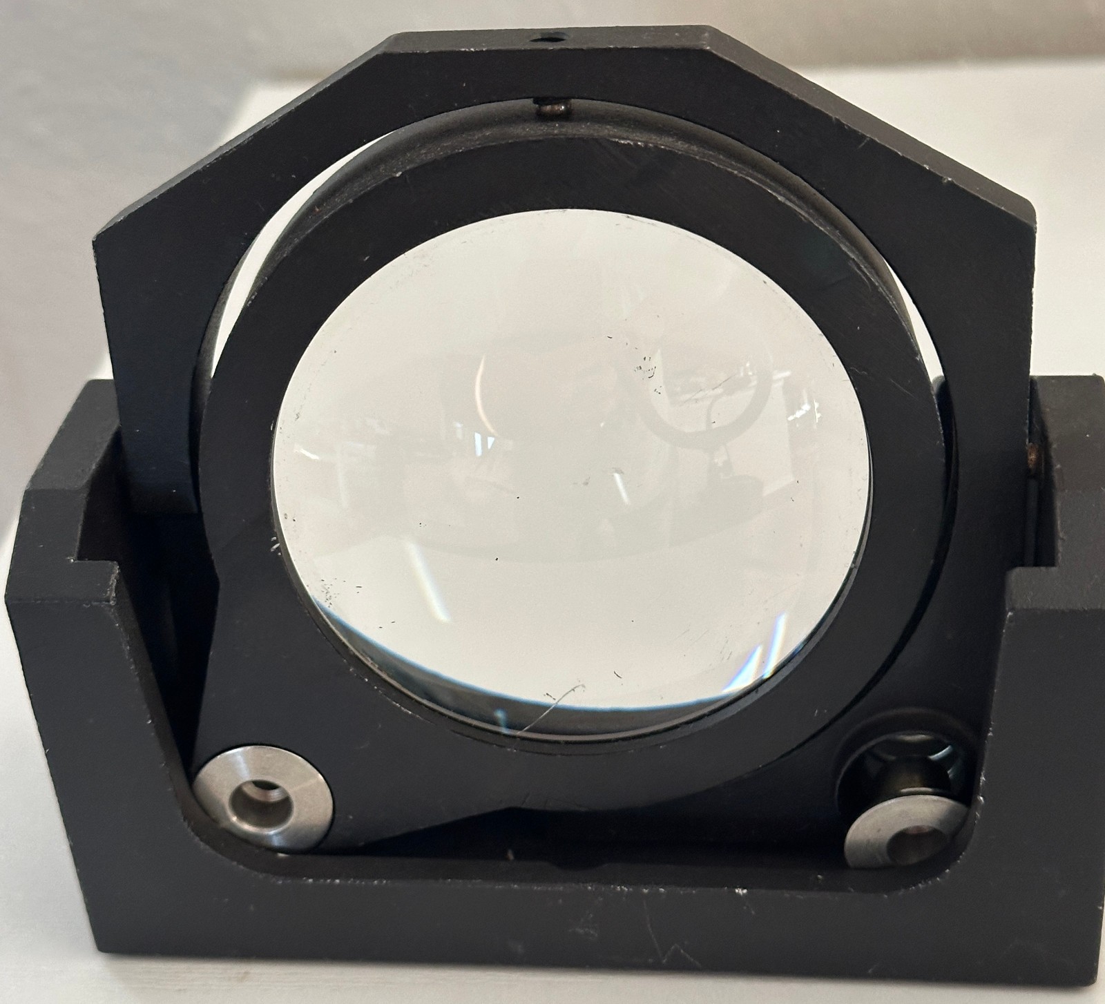 Aerotech A01M110-3 Optical Gimbal Mount with lage plano-convex lenses
