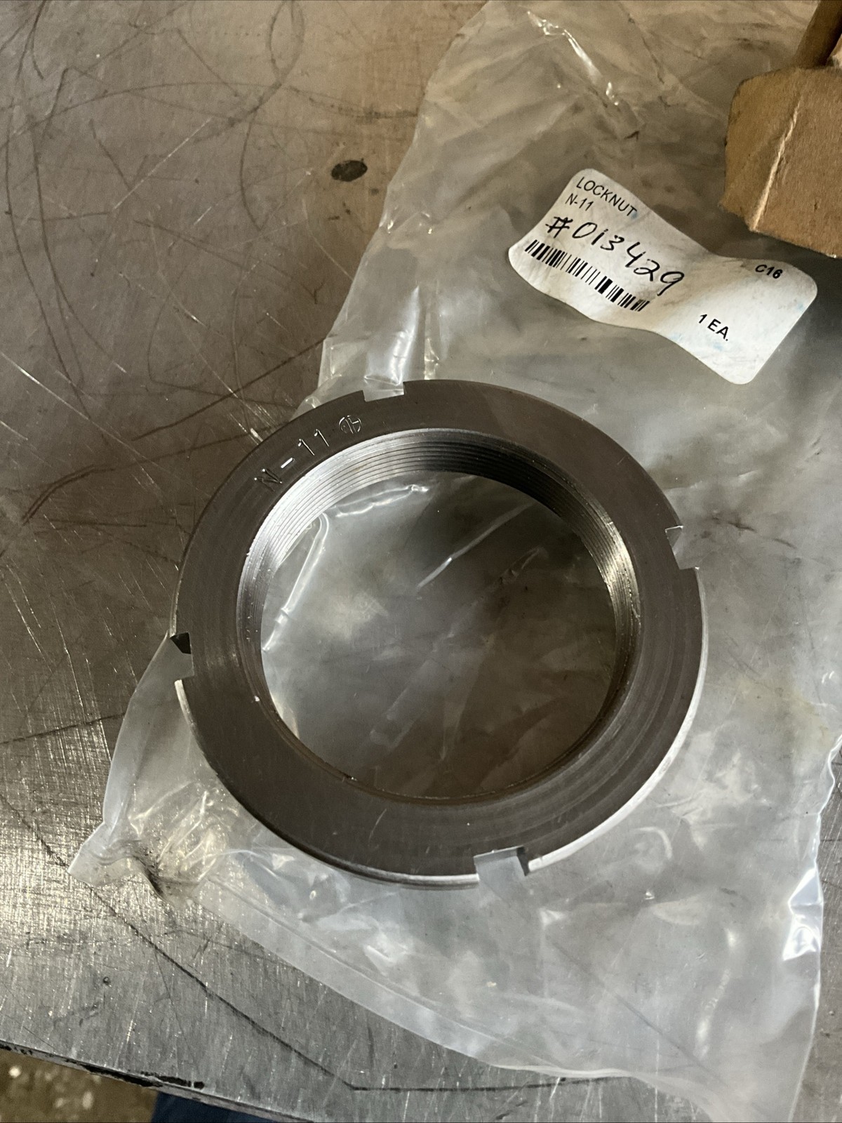 N Series Bearing Lock Nut – 2.157-18 in Thread Size, 2-31/32 in OD, N-11 NOS