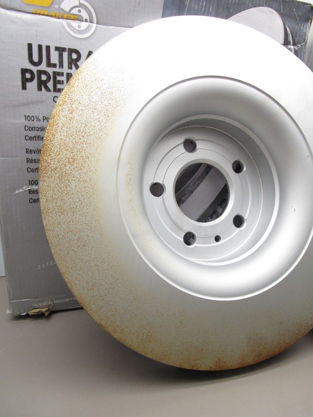 x2 Napa 881952CR Front Disc Brake Rotor Polymer Coated 2015-2020 Ford Mustang