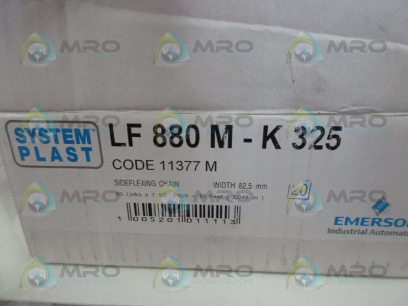 SYSTEM PLAST LF8803-K3.25 SIDEFLEXING CHAIN NSMP