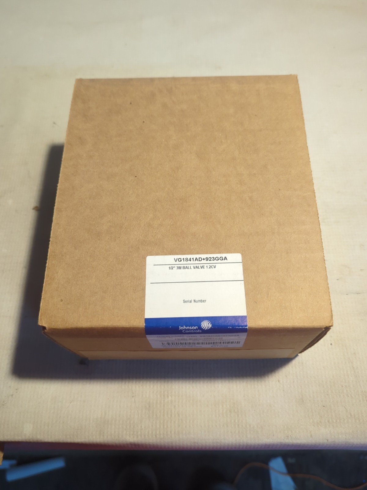 Johnson Controls VG1841AD+923GGA Valve Assembly 1/2 Inch NPT 3-Way Brass Valve w