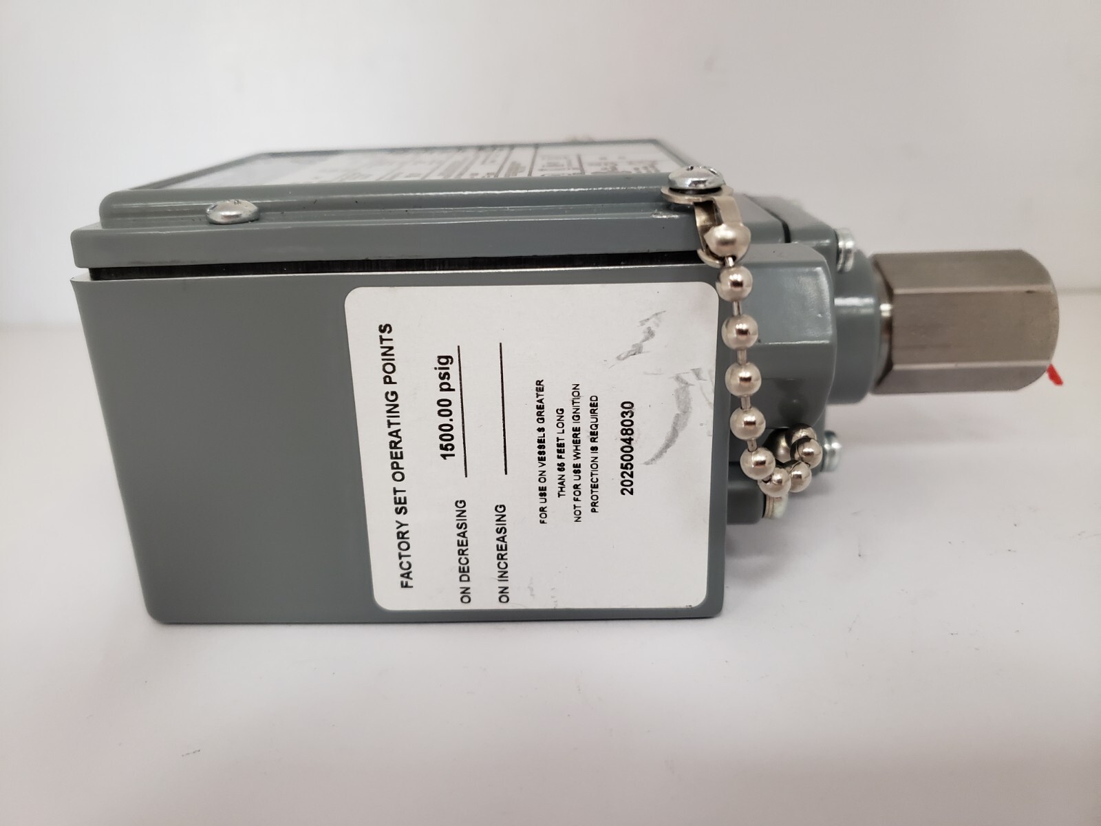 TELEMECANIQUE 9012 GCW-2 PRESSURE SWITCH SPDT SERIES C NNB