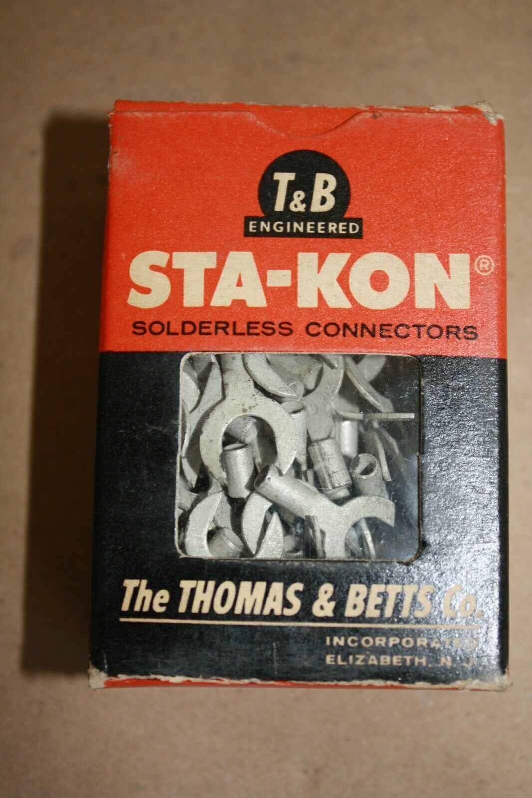 THOMAS & BETTS STAKON B14-14F FORKED TERMINAL BOX OF 100