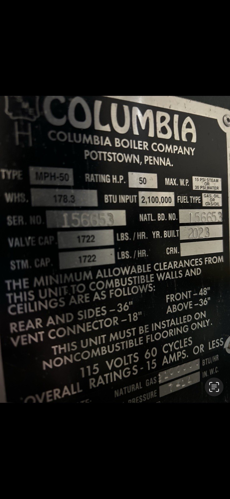 Hot Water Coil’s Colombia Boiler