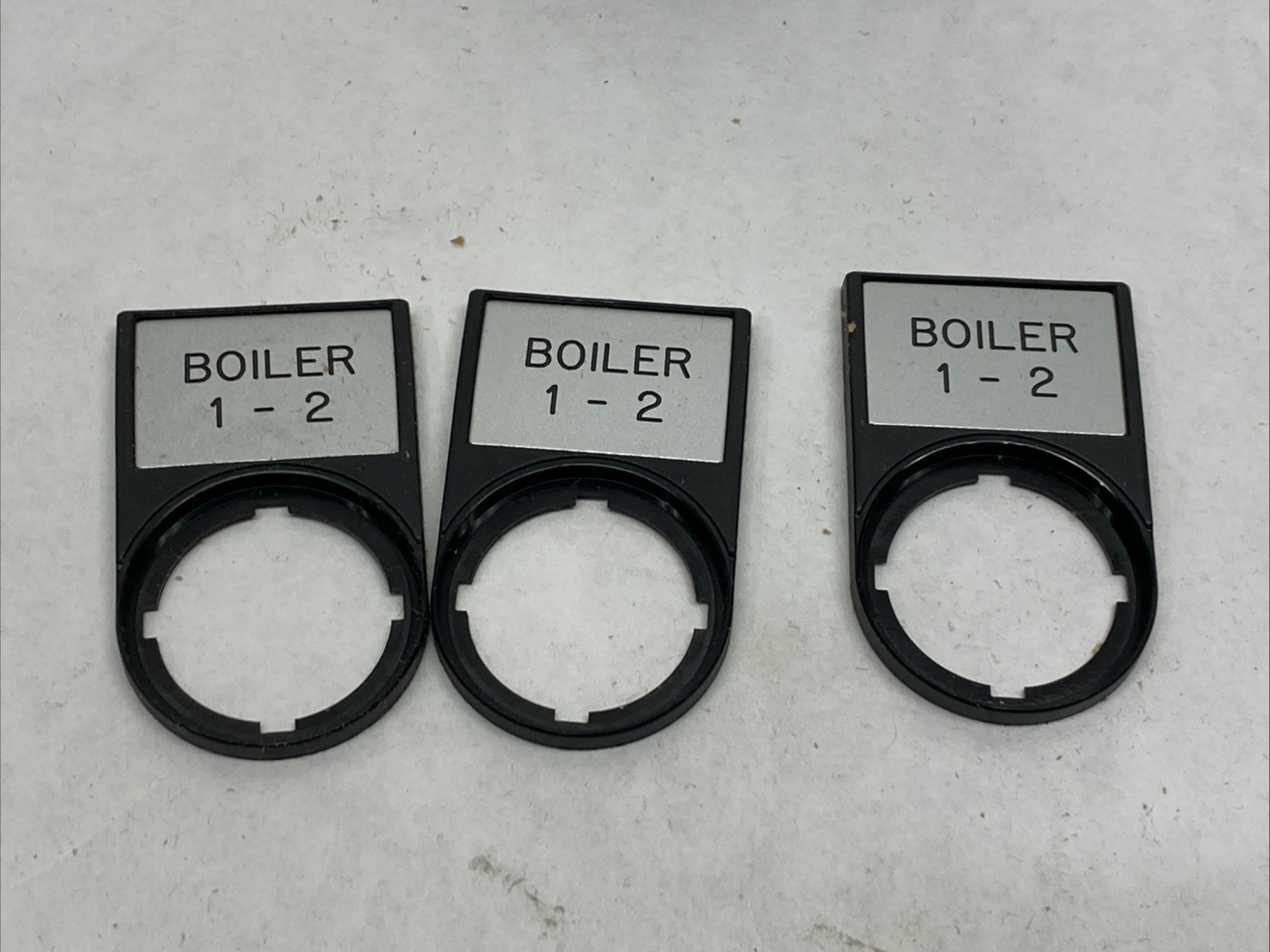 Moeller S-5733 2-Position Selector Switch Assembly Black Boiler 1-2 LOT OF 3