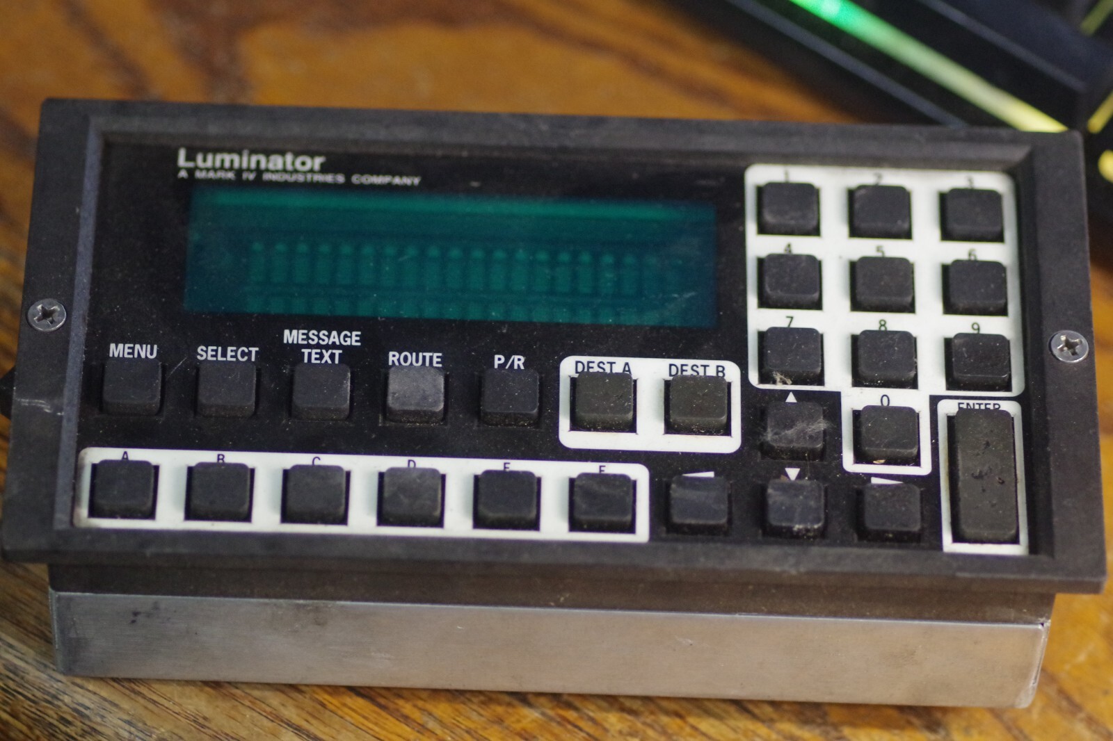 Luminator Operator Display & Keyboard, Excellent condition