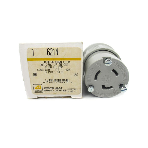 ARROW HART 6214 250V 20A NSMP