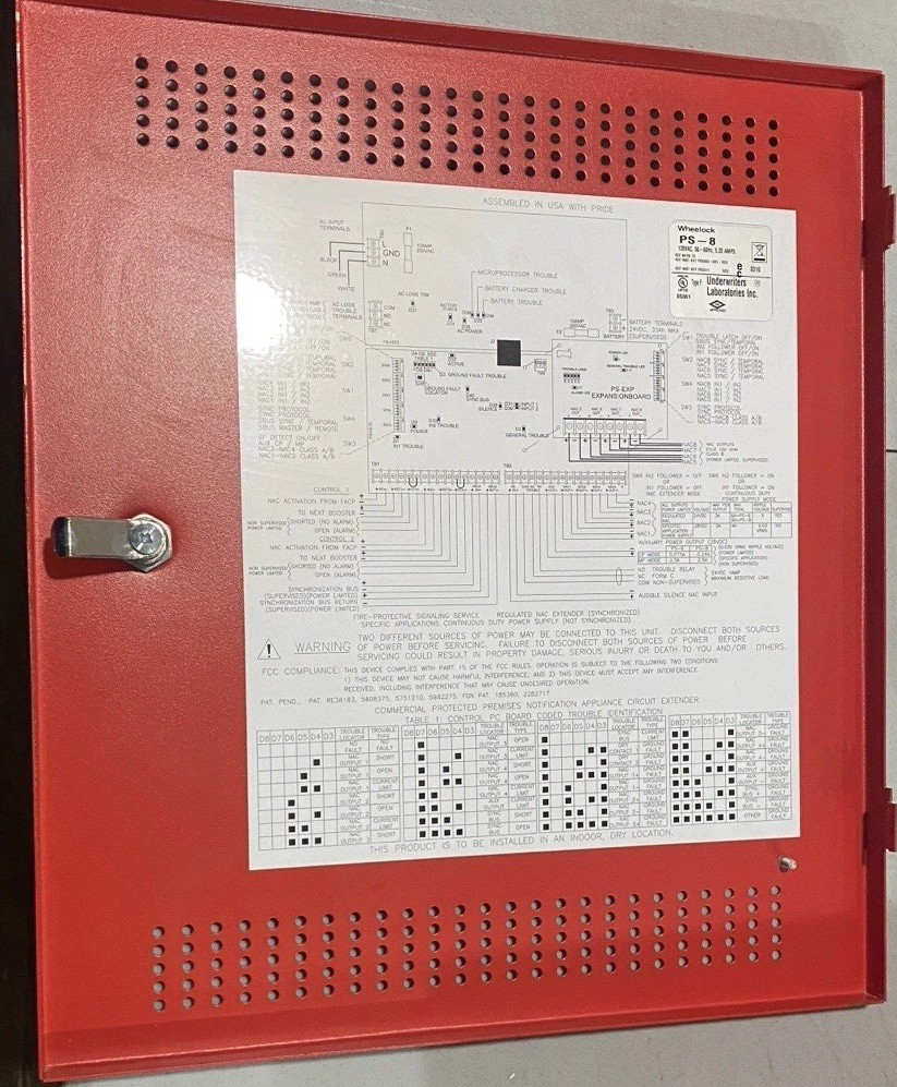 Wheelock PS-8 Powerpath Power Supply