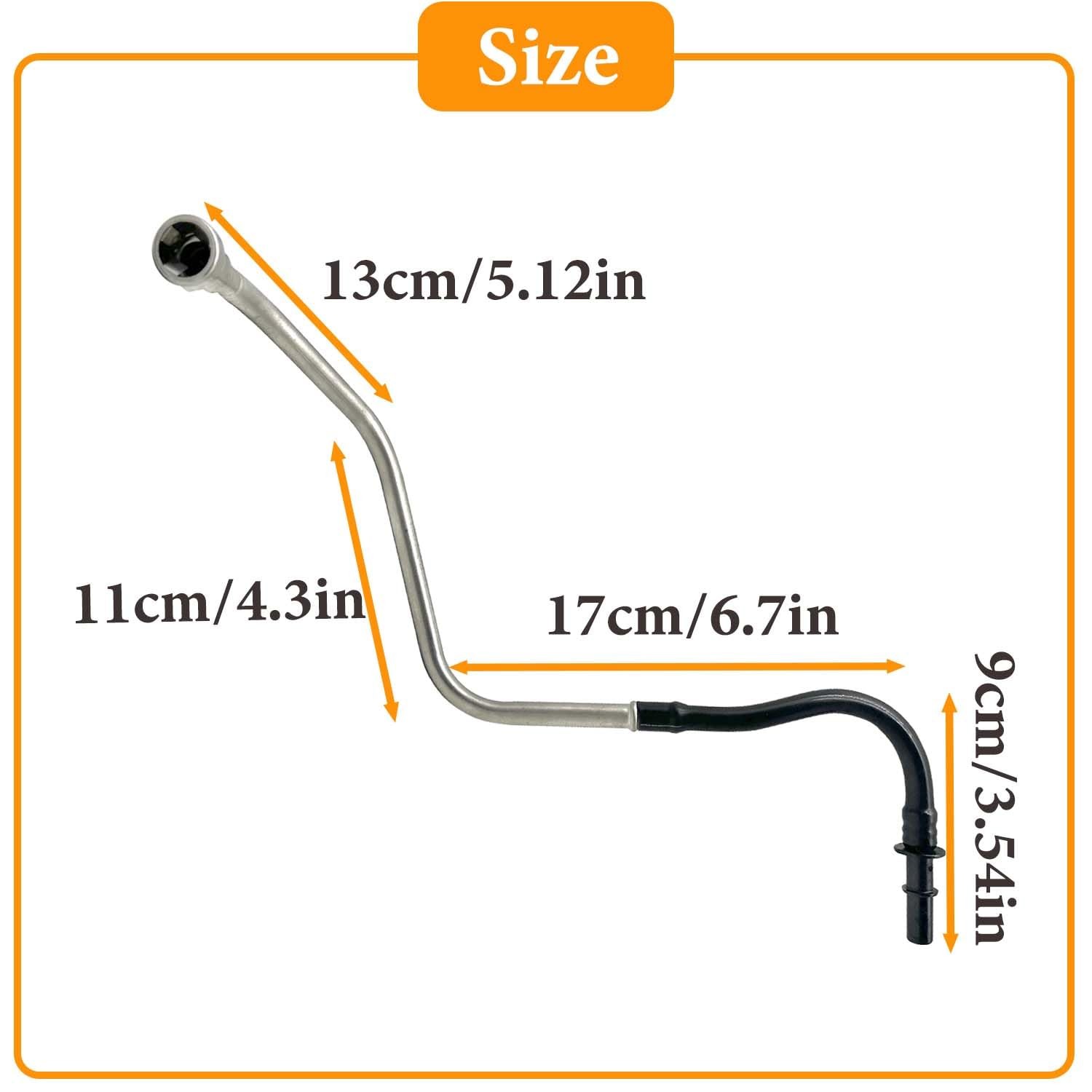 Crankcase Ventilation Tube 2.0L Compatible with Buick Cadillac Chevrolet GMC