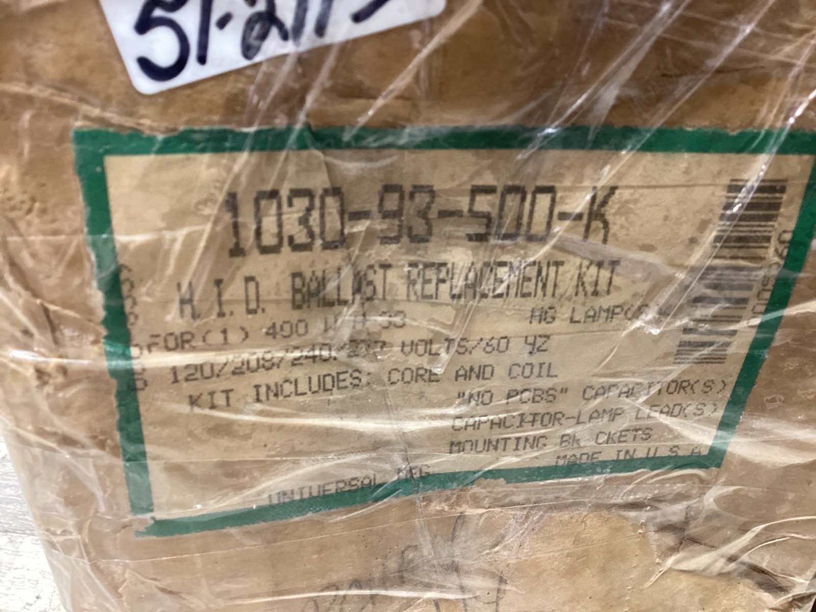 NEW Magnek Univ. 1030-93-500-K HID Replacement Ballast Kit #106D72PR5