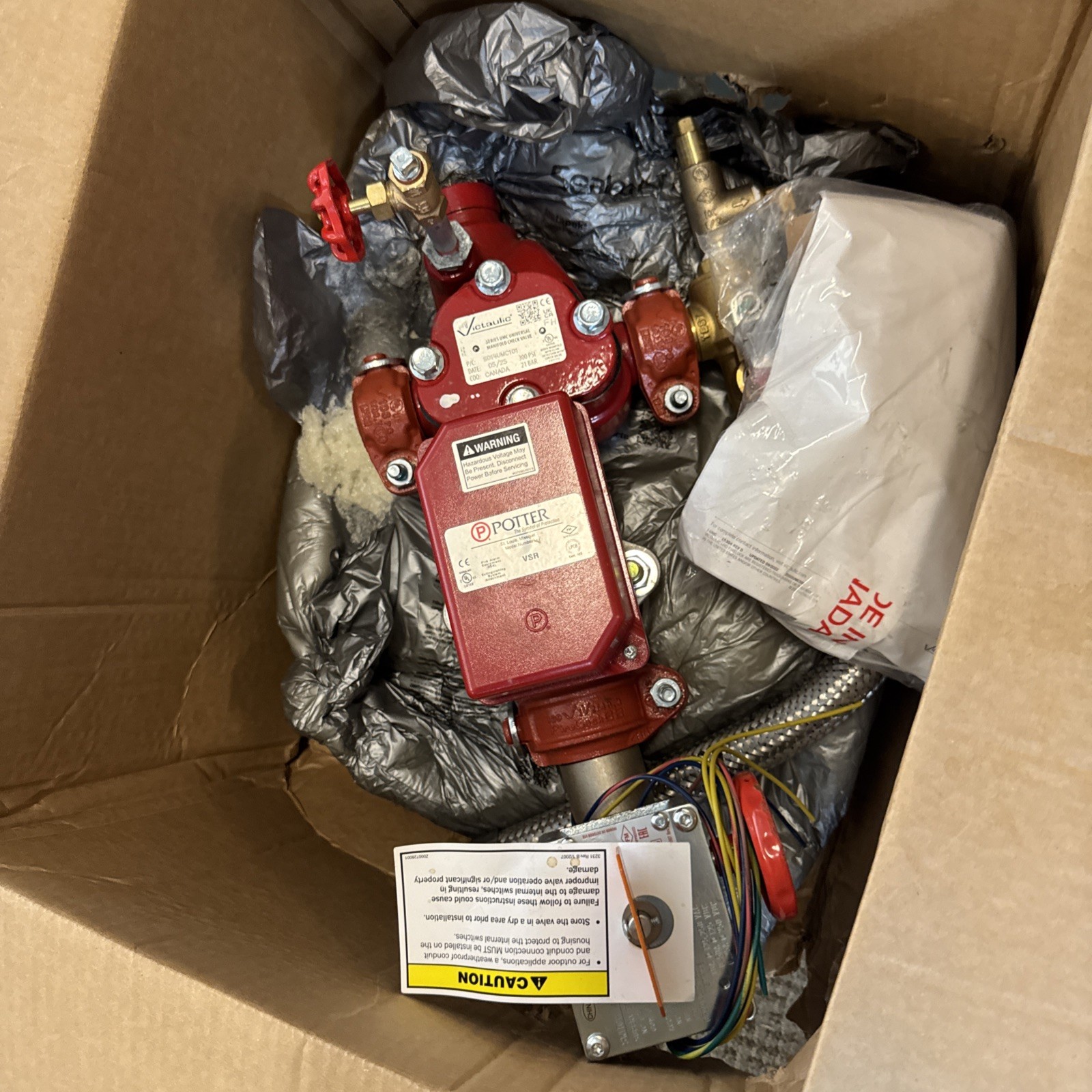 [New]- VICTAULIC UMC FIRE SPRINKLER SYSTEM CONTROLLER SIZE-1 1/2 48-3MM