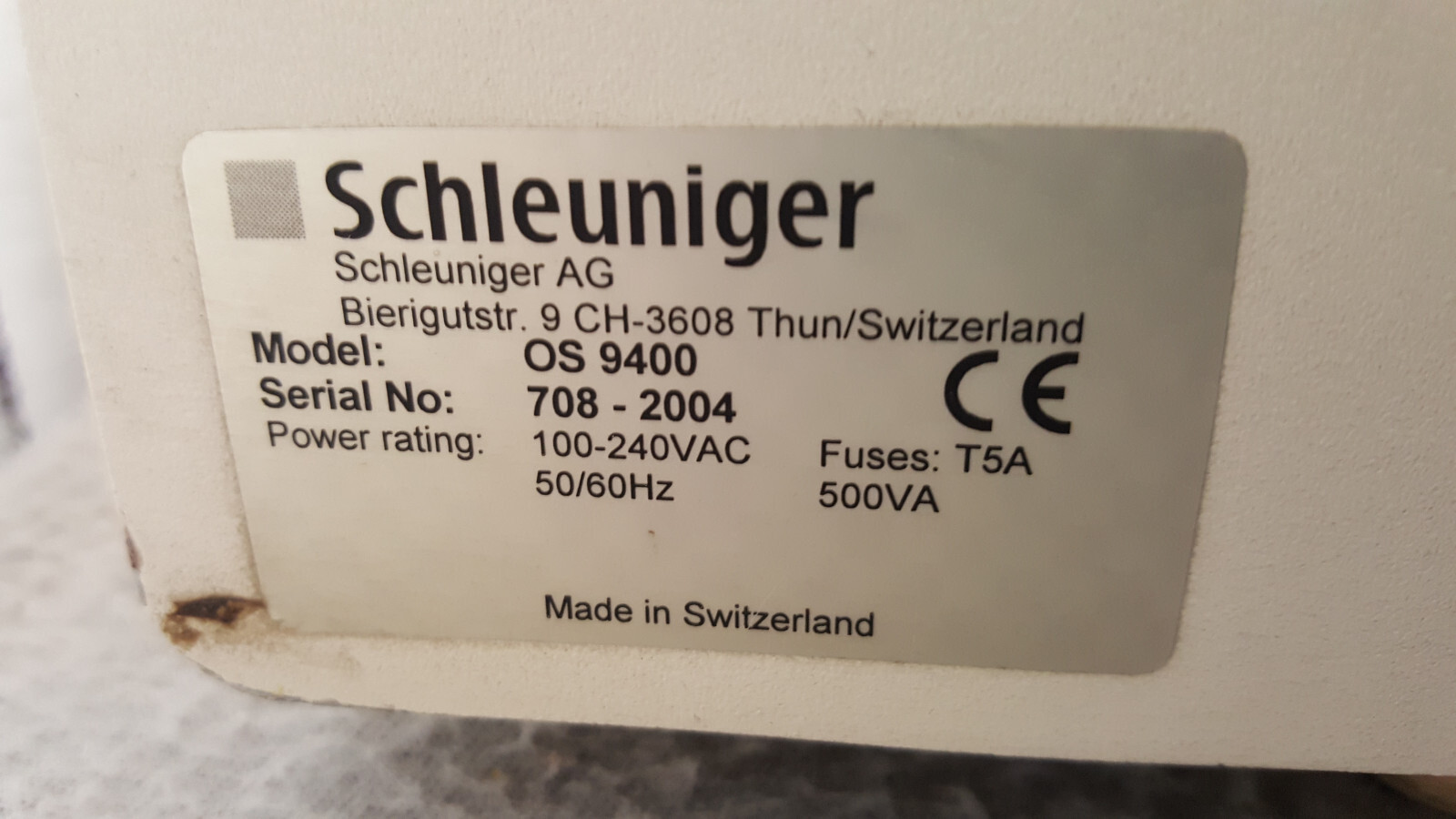 SCHLEUNIGER OmniStrip 9400 + UniStrip 2015