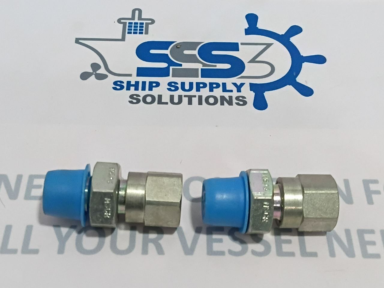 MSCR Hydraulic Straight Bulkhead Union Fitting M6/4 Compression 6mm OD Tube