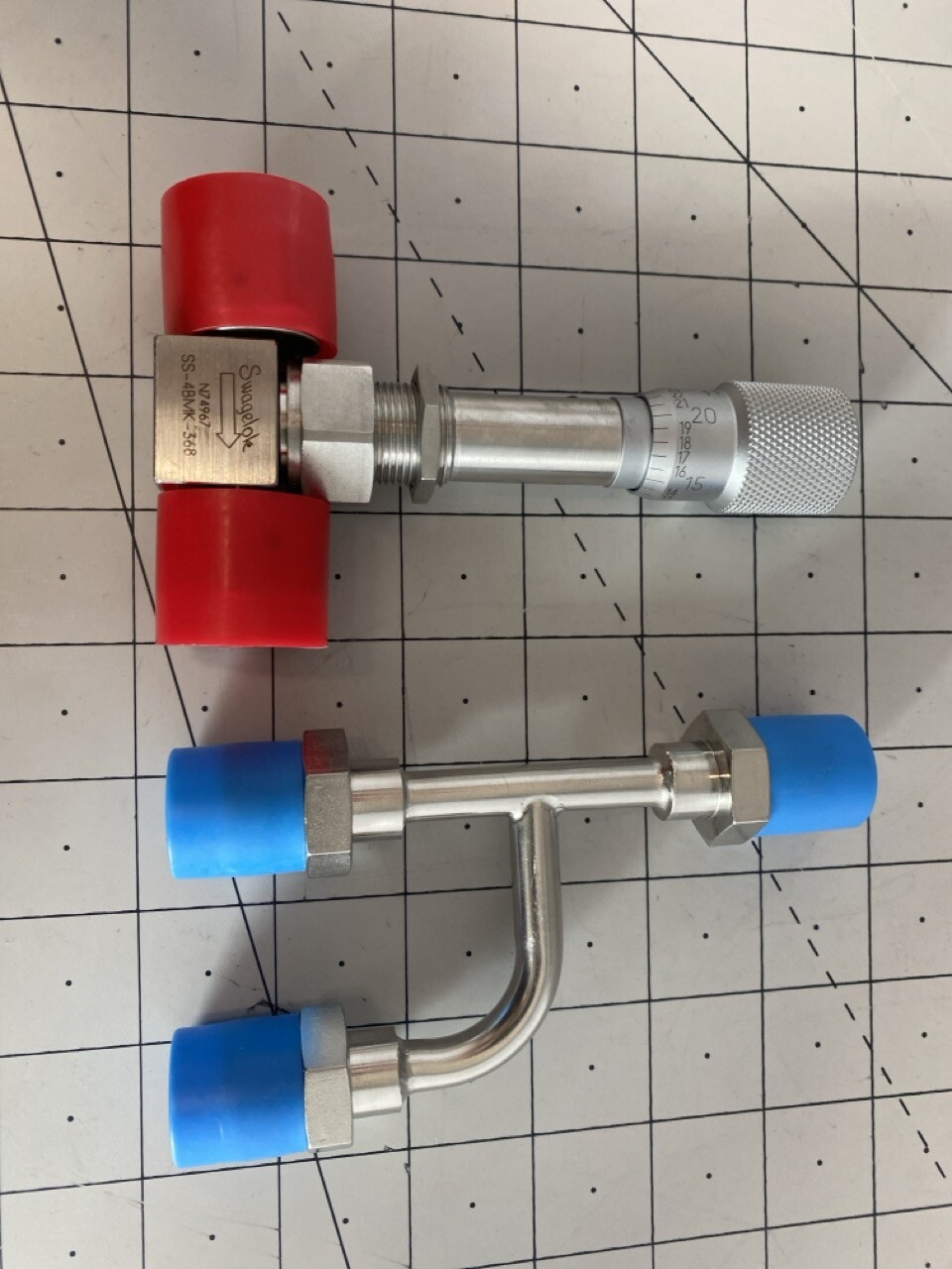 Swagelok Stainless Steel Valve Assy PN: SS-4BMK-368