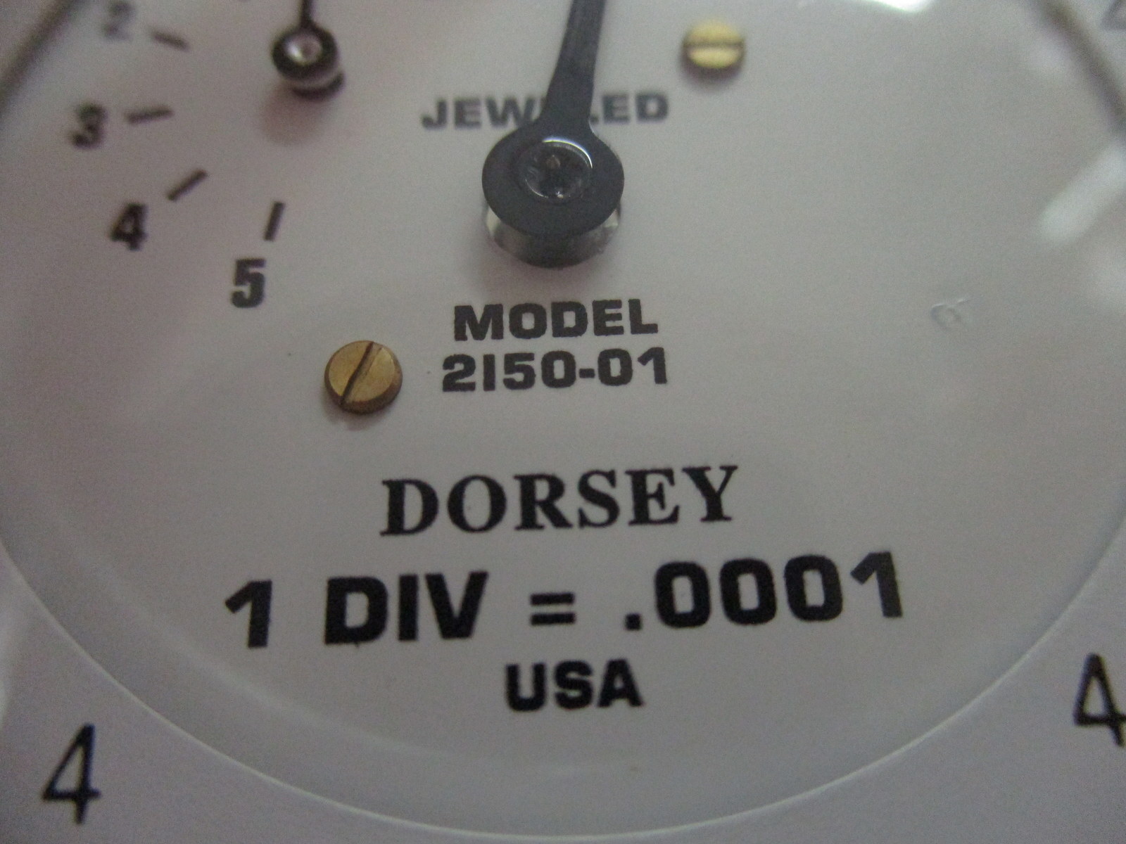 Dorsey 2I50-01 Bore Gage Dial Indicator 2I5001
