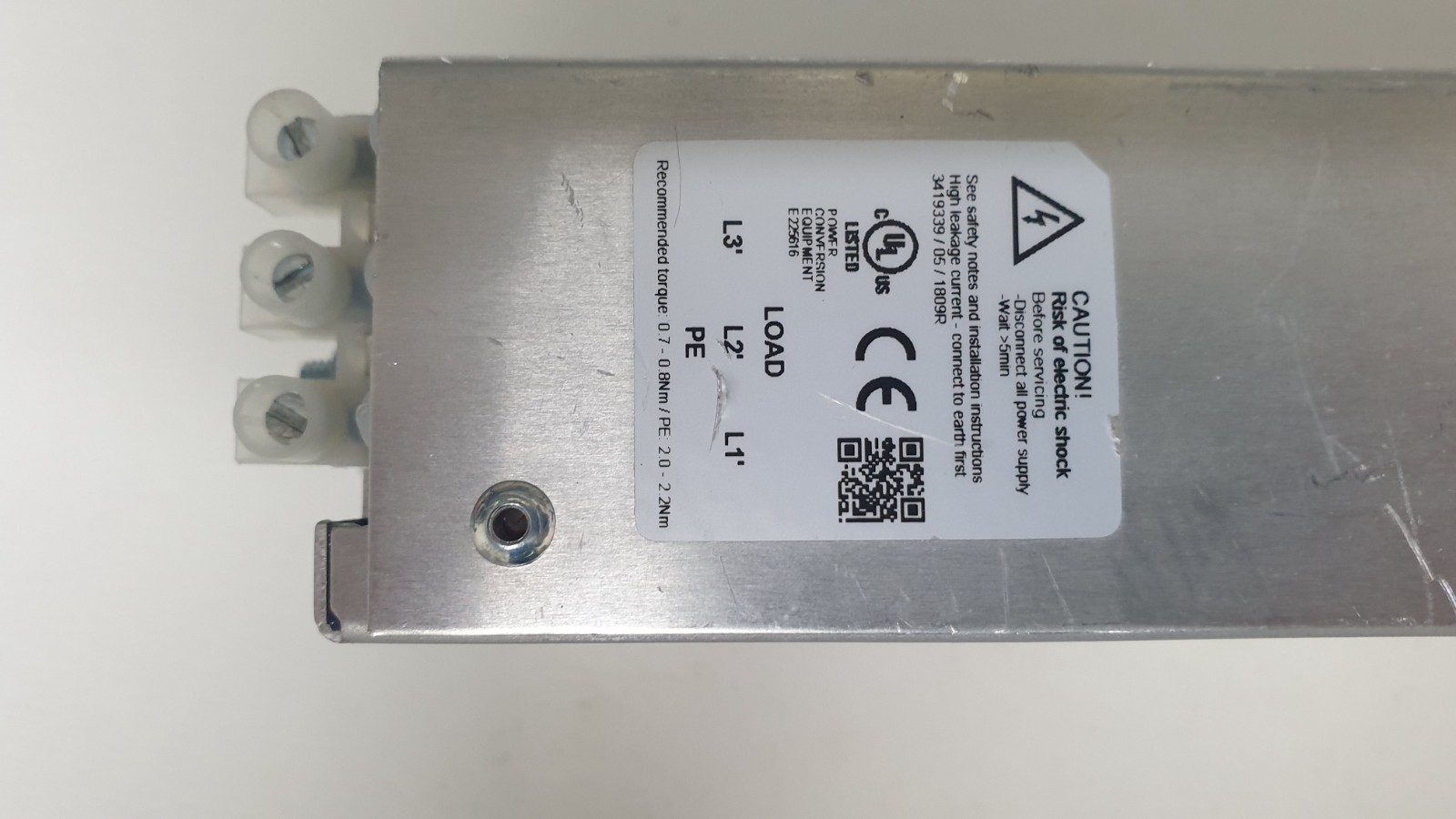 B&R Line Filter 8B0F0160H000.A00-1 3-Phase 480/275V 16A