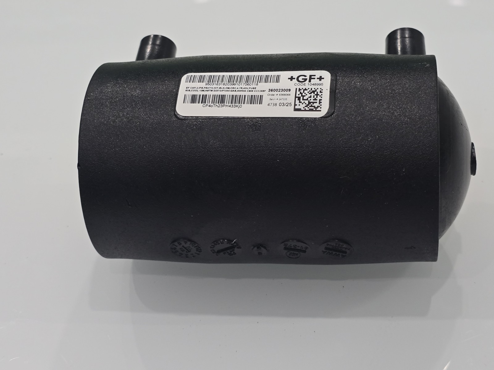 +GF+ CENTRAL ELECTROFUSION EF CAP 4 IPS PE4710 KIT 4.7R 40V