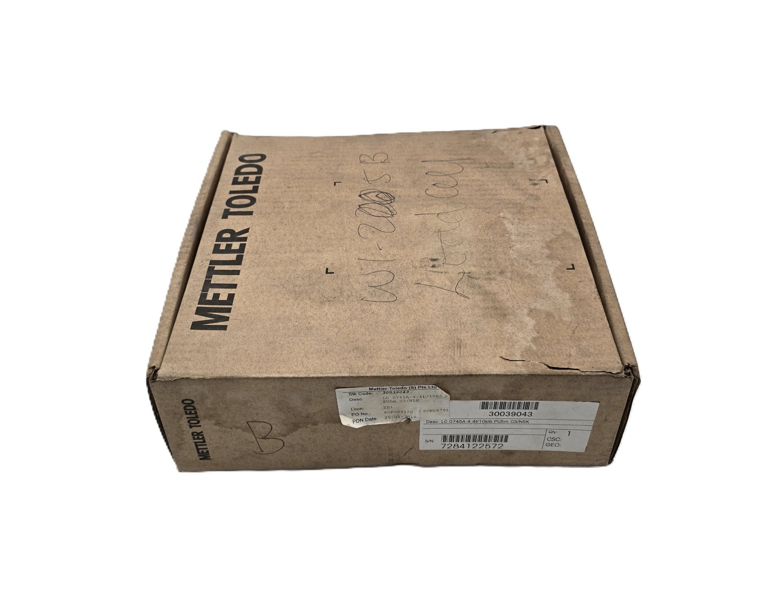 METTLER TOLEDO 30039043 0745A STAINLESS STEEL BEAM LOAD CELL (FAST SHIPPING)