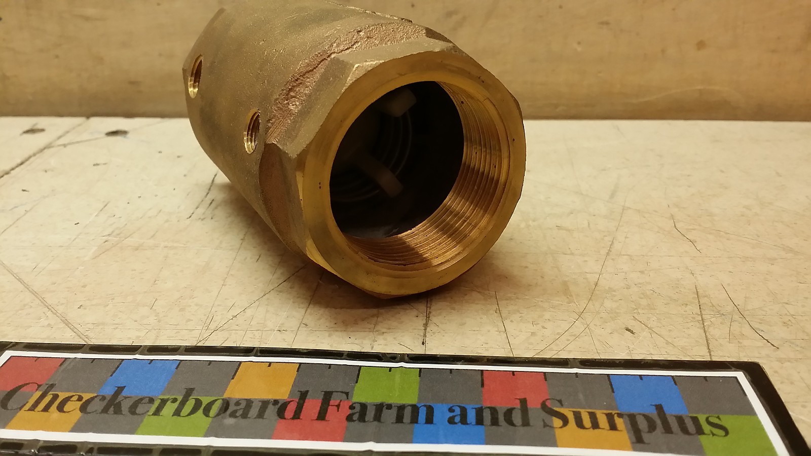 NOS Oshkosh Check Valve EE41083 1-1/2″ 80 Copper Alloy 4820001621974
