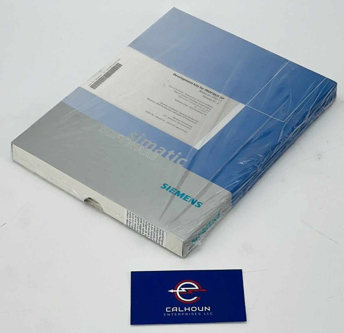 New! Siemens 6ES7195-3BA20-0YA0 Simatic Software Development Kits PROFIBUS DP